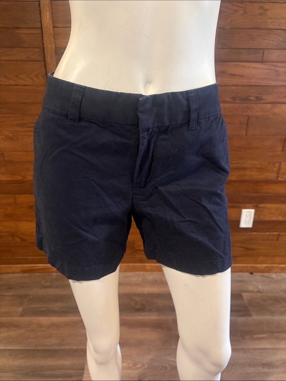 Tommy Hilfiger Women's Dark Navy Casual Shorts